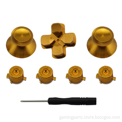 PS4 Controller Metal Button a set